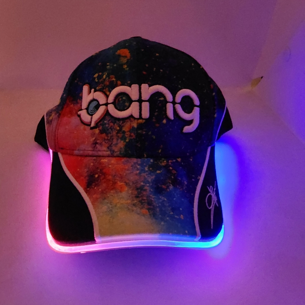 Bang energy drink light up hat new